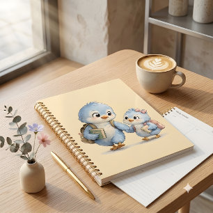 Cute Little Blue Bird Weekly Planner