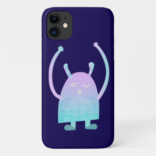 Cute Little Blue Monster iPhone 11 Case