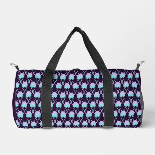 Cute Little Blue Monster Duffle Bag