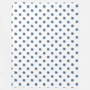 Cute Little  Blueberries  Fleece Blanket