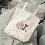 Cute Little Blush Sea Mermaid Girl Baby Shower Tote Bag<br><div class="desc">For any further customisation or any other matching items,  please feel free to contact me at yellowfebstudio@gmail.com</div>