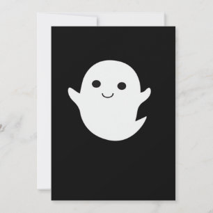 Cute Little Boo Classic Fitted Holiday Card