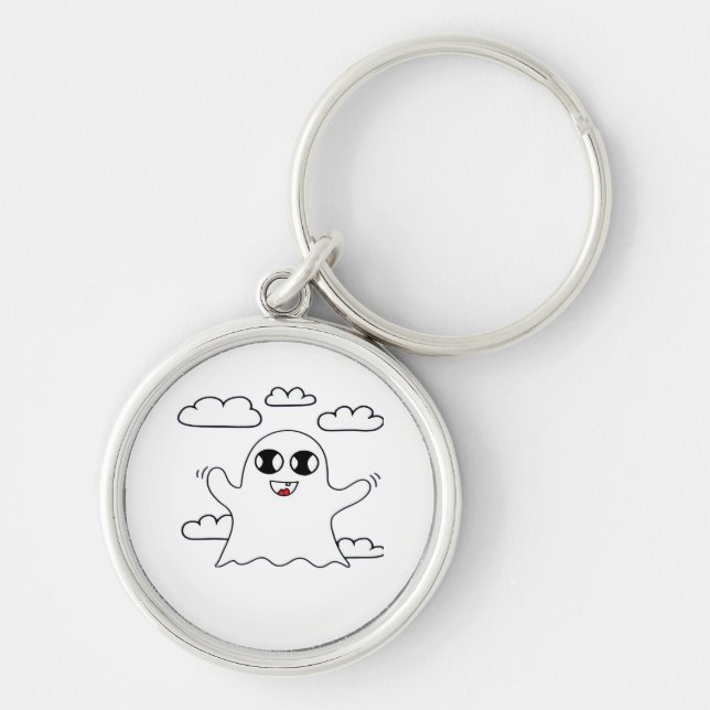 Cute Little Boo Creative Style Keychain (Front)