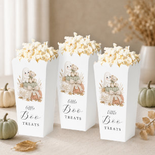 Cute Little Boo Ghost Pumpkin Baby Shower Treats Favor Box