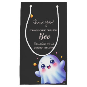 Cute Little Boo-tiful Halloween Baby Shower Small Gift Bag