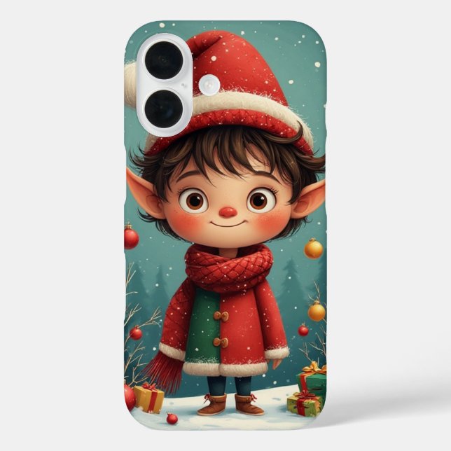 Cute Little Boy Elf iPhone / iPad case (Back)