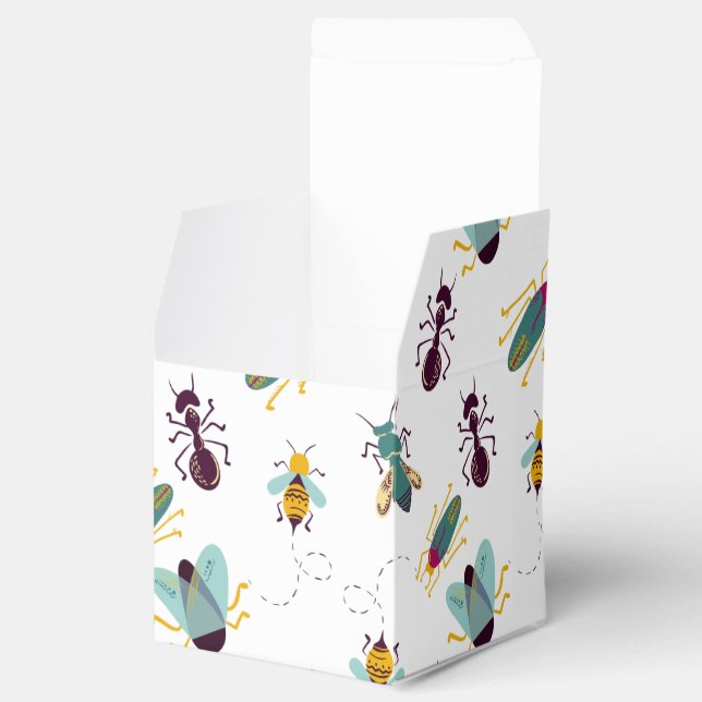 cute little bugs insects favor box (Opened)