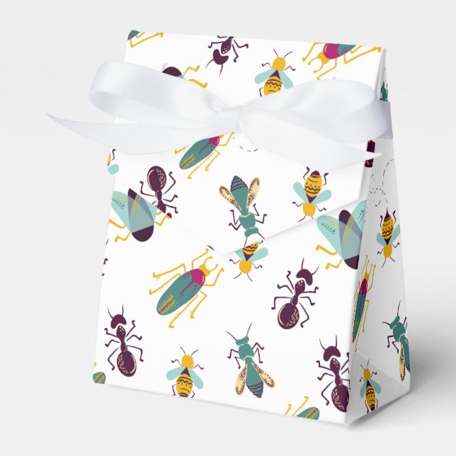 cute little bugs insects favor box (Front Side)