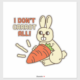 Cute Little Bunny Holding Its Carrot