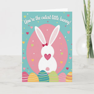 Cute Little Bunny Message Card