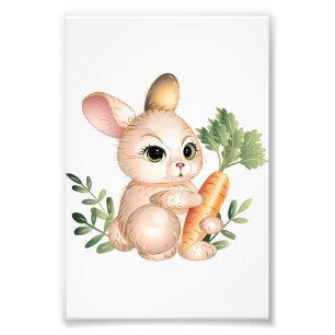 Cute Little Bunny Photo Print