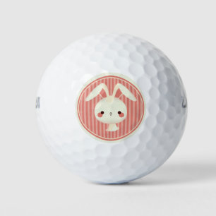 Cute little bunny rabbit golf balls