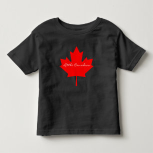 Cute Little Canadian red maple leaf Canada Toddle Toddler T-shirt