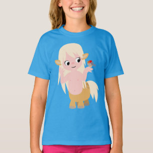 Cute Little Cartoon Centauress Kids T-Shirt