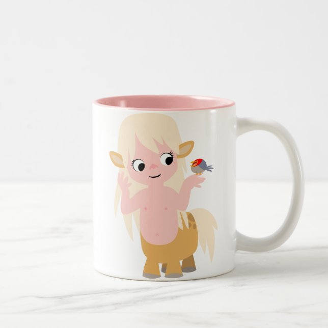 Cute Little Cartoon Centauress Mug (Droit)