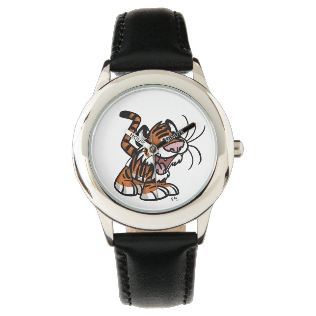 Cute Little Cartoon Tiger Watch (Front)