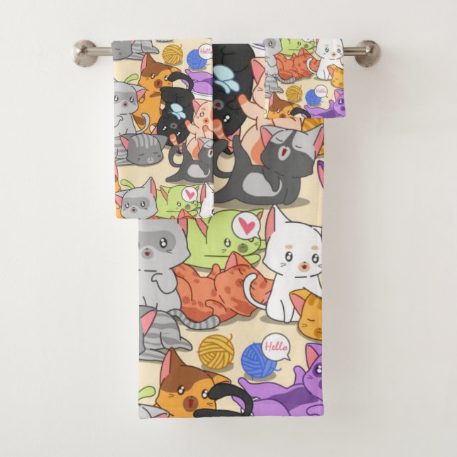 Cute Little Cats Motif (En situation)