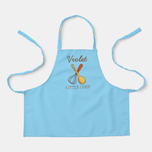 Cute Little Chef Custom Name Apron