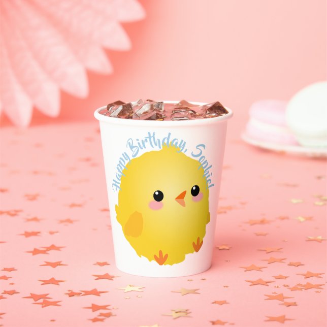 Cute Little Chick Paper Cups (Insitu)