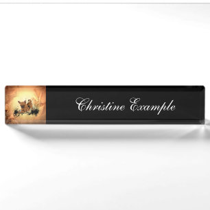Cute little chihuahua nameplate