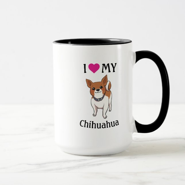 Cute Little Chihuahua Personalized Mug (Right)