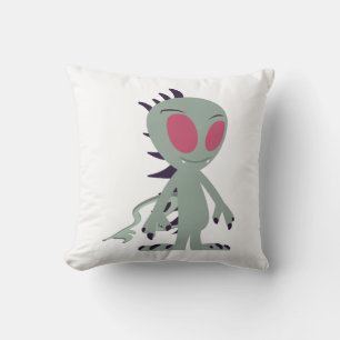 Cute little Chupacabra Throw Pillow