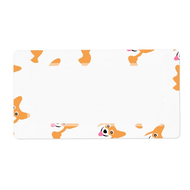 Cute Little Corgi Motif (Devant)