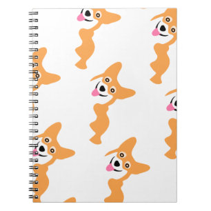Cute Little Corgi Pattern Notebook