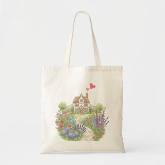 Cute Little Country House with Heart Gift for her