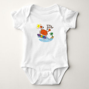 Cute little crab baby bodysuit