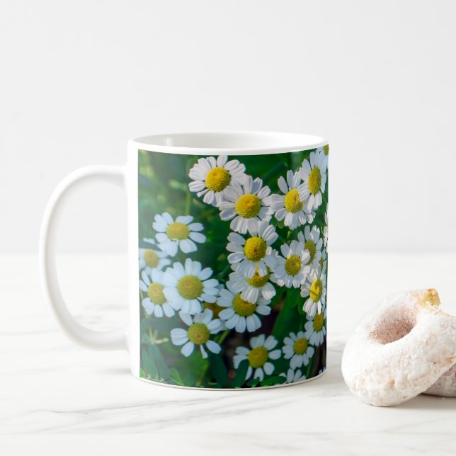 Cute Little Daisies Mug (With Donut)