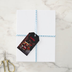 Cute little dark elves. gift tags