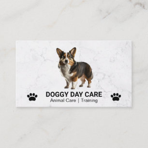 Cute Little Dog Animal Services Business Card
