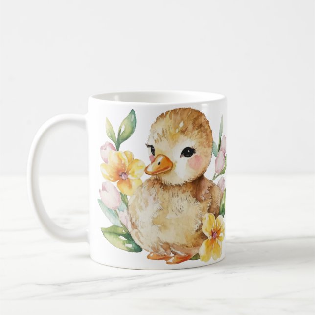 Cute Little Duckies Coffee Mug (Left)