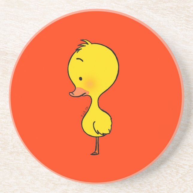 Cute little duckling coaster (Front)