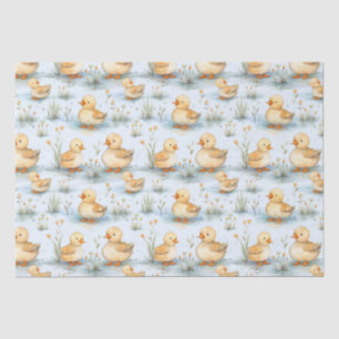 Cute Little Duckling Pattern Tissue Paper
