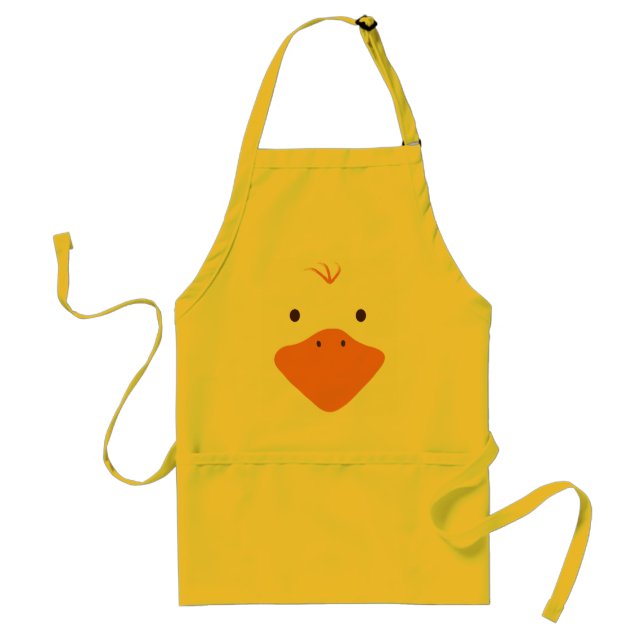 Cute Little Ducky Face Standard Apron (Front)