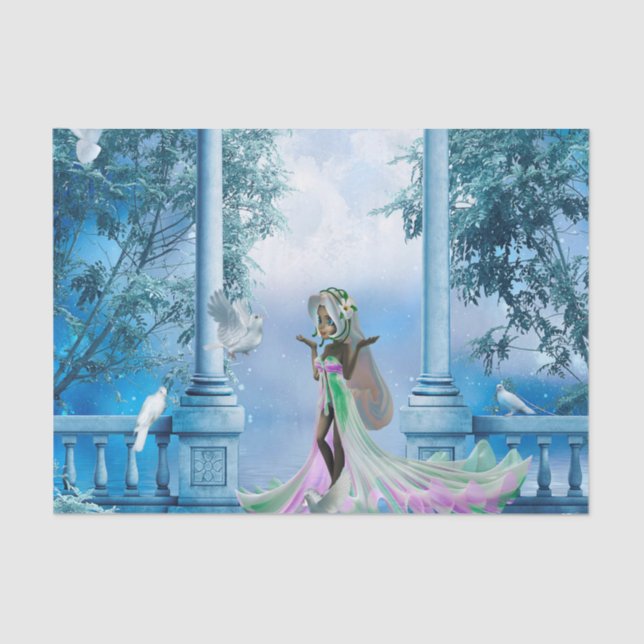 Cute little fairy tissue paper (Front)