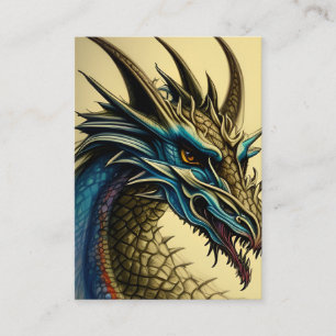 Cute Little Fantasy Animal Portrait Business Card