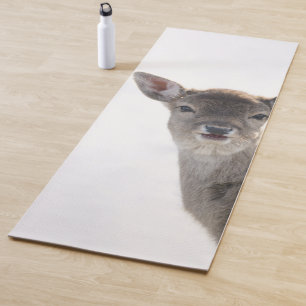 Cute little Fawn 2 #animal #art Yoga Mat