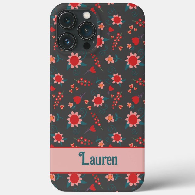 Cute Little Flowers Pattern Inspirivity iPhone Case-Mate iPhone Case (Back)