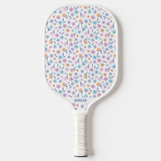 Cute Little Flowers Pickleball Paddle