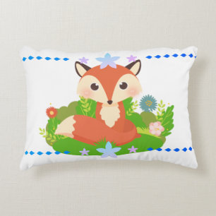Cute Little Fox Accent Pillow
