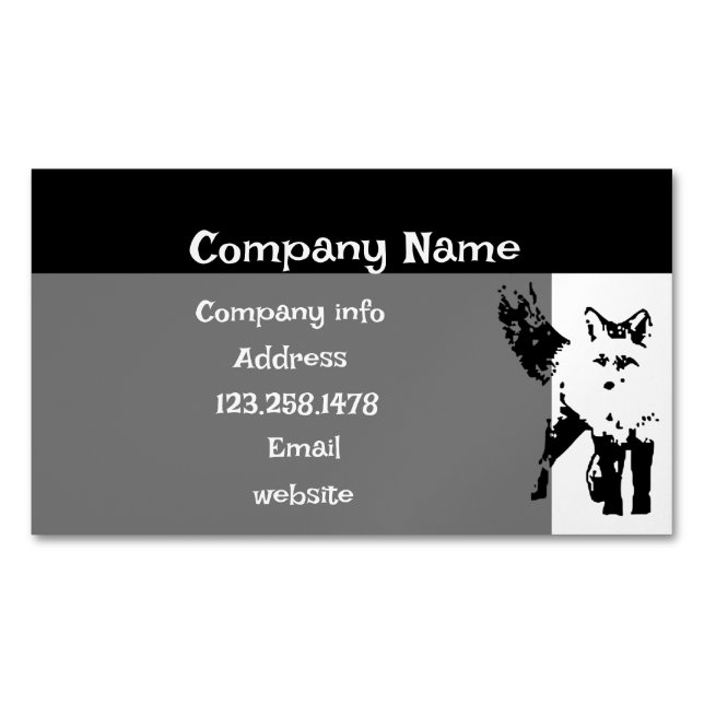 Cute Little Fox Animal Nature Carte de visite (devant)