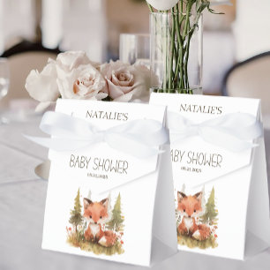 Cute Little Fox Baby Shower Guest Favour Boxes