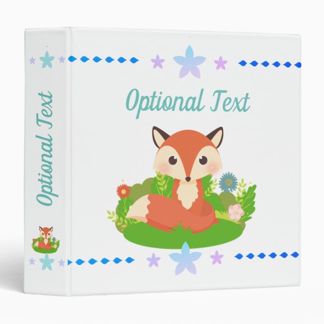 Cute Little Fox Binder (Front/Spine)
