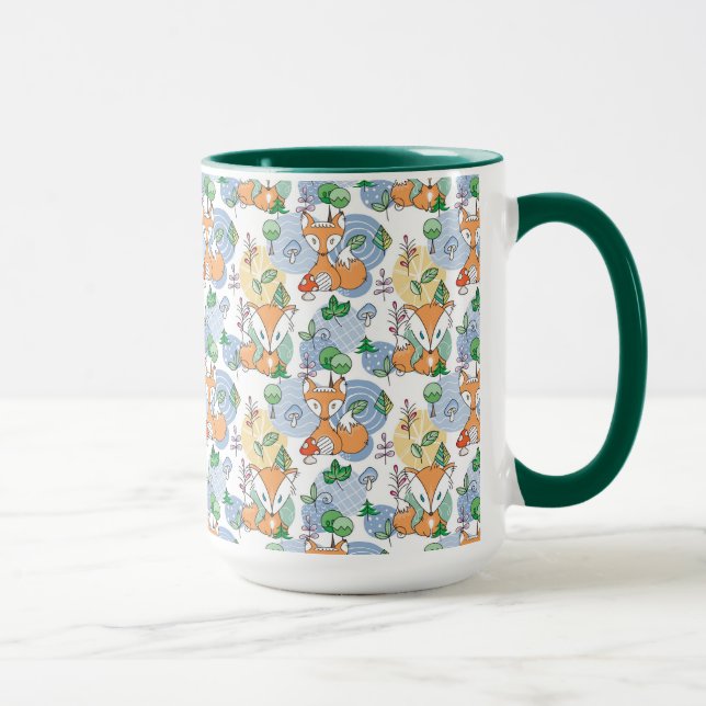Cute Little Fox Pattern Mug (Right)