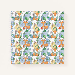 Cute Little Fox Pattern Notebook