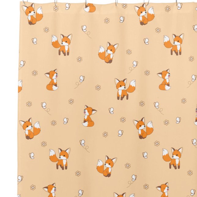 Cute Little Fox Peach Pattern (Creator Uploaded)