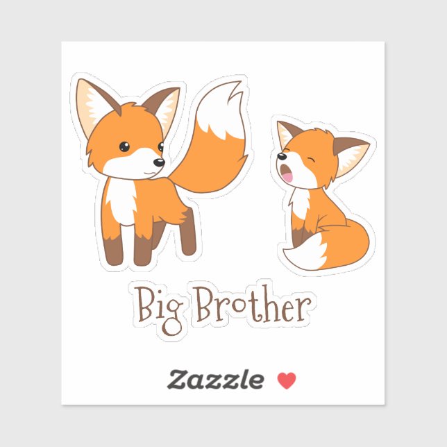 Cute Little Foxes - Big Brother (Sheet)